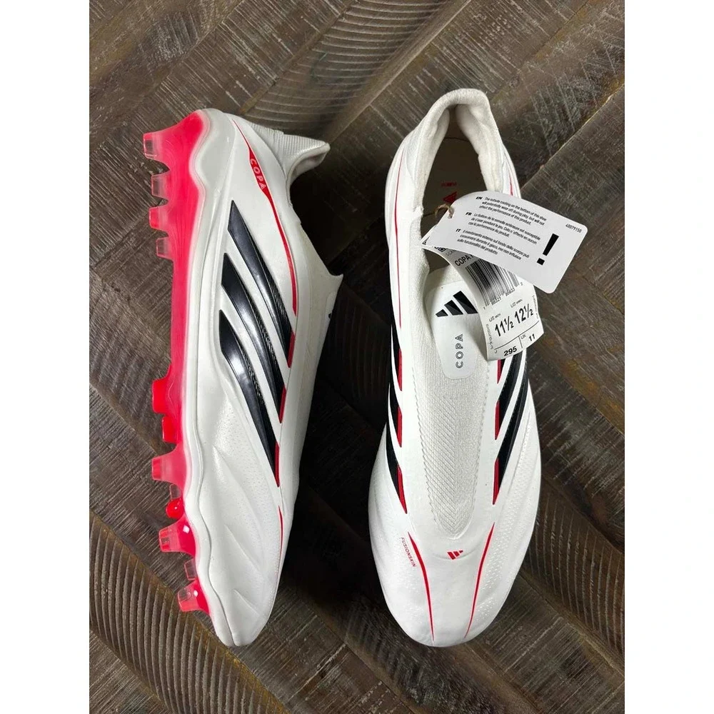 Adidas Copa Pure IV Elite FG Soccer Cleats White Black Red IE4894 Mens 11.5 NEW